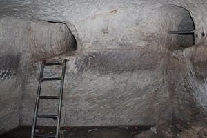Caverna usada pelos rebeldes durante a revolta.