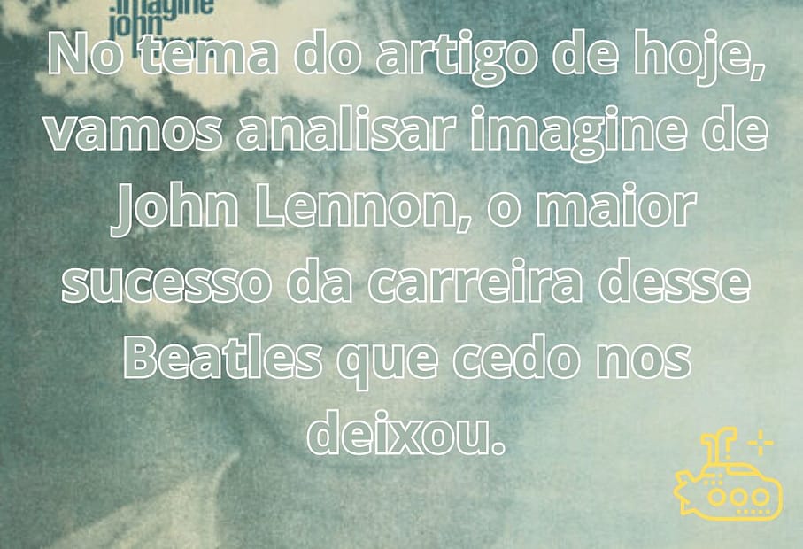 Imagine de John Lennon - Análise de Música